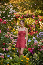 Garden Lifestyle - Red Mini Dress
